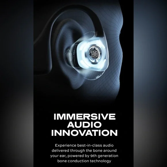 AKTIVE Open Ear Headphones - Black